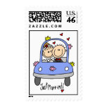 Car Just Married Postage