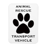 Car Magnet: Animal Rescue Transport Vehicle