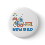 Car New Dad It's a Boy Pin