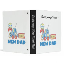 Car New Dad It's a Boy Gifts Vinyl Binders