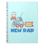 Car New Dad It's a Boy Gifts Spiral Note Book