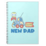 Car New Dad It's a Boy Gifts Spiral Note Book