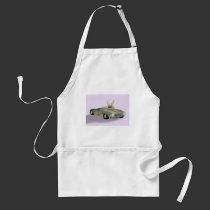 Car Racing Rabbit aprons