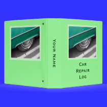 Car Repair Log binders
