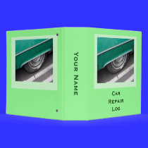 Car Repair Log binders