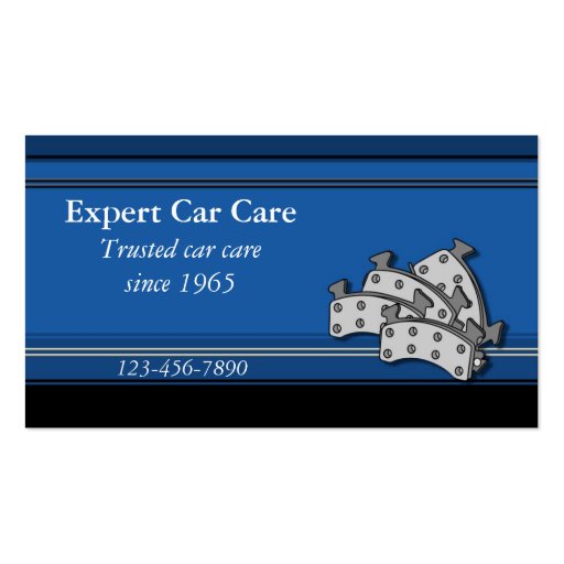 Car Repair Shop Business Card