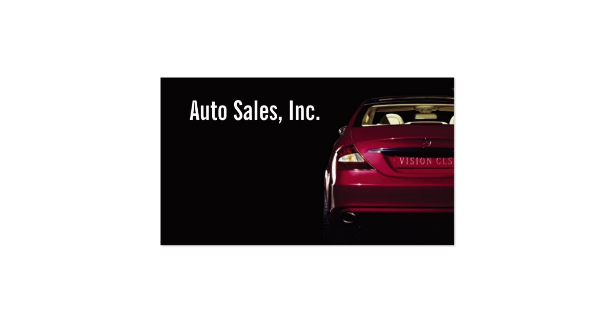 car-sales-business-cards-zazzle