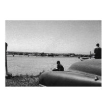 Car scenery poster posters