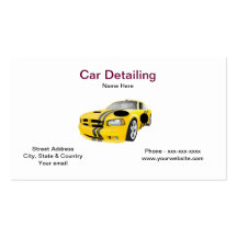 Car & Truck Detailing Business Card