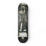 Car undercarriage skate board deck