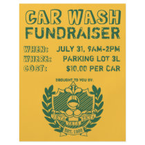 Car Wash Fundraiser Flyer