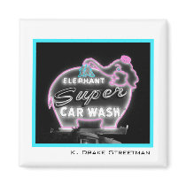 Car Wash Magnet by drakeisawake Car Wash Magnet