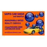 Car Wash Service Business Cards