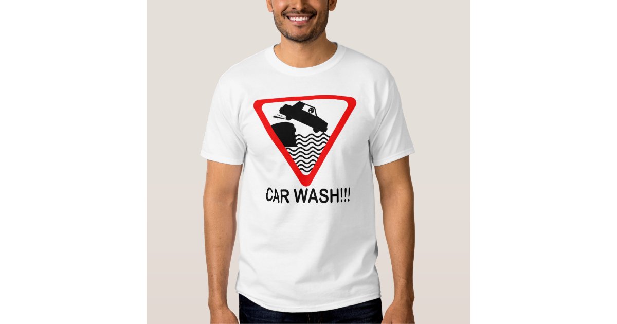 white shirt car wash