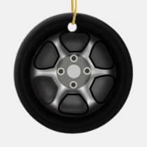 Car Wheel Ornament ornaments
