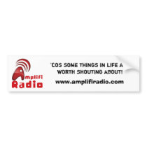 Car Window Sticker bumper stickers by amplifiradio Car Window Sticker bumper stickers