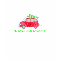 Car With Tree, "Oh Christmas Tree, Oh Christmas... t-shirts by amyyvonne Car With Tree, "Oh Christmas Tree, Oh Christmas... t-shirts