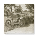 Car Wreck Refrigerator Magnet