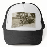 Car Wreck Marine City MI July 1930s - Vintage Mesh Hat