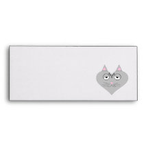 Cara del corazón del gato