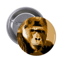 Cara del gorila pins