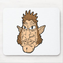 Cara del hombre lobo tapetes de ratones