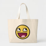 cara impresionante del smiley de /b/ bolsa