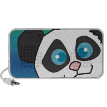 cara linda del oso de panda notebook altavoz