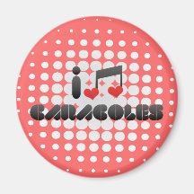 Caracoles Refrigerator Magnets