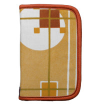 Caramel Art Deco Folio Planners
