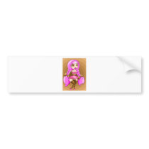 Caramel Candyfloss bumper stickers