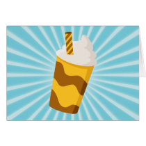 Caramel Milkshake Greeting Card