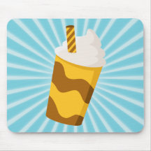 Caramel Milkshake Mouse Pad