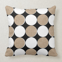Caramel Swirls Pillow