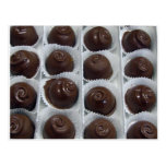 Caramelo de chocolate postal