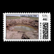 carancs peru crater 3 stamps