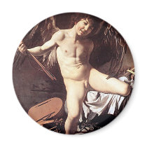 Caravaggio - Love Victorious magnets by MasterpieceArt Caravaggio - Love Victorious magnets
