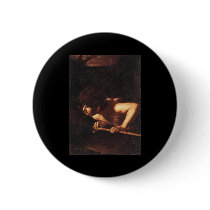 Caravaggio St John The Baptist At The Well Buttons