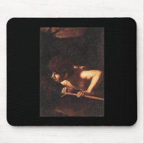 Caravaggio St John The Baptist At The Well Mouse Pad