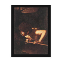 Caravaggio St John The Baptist At The Well Post Cards