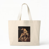 Caravaggio St John The Baptist Canvas Bags