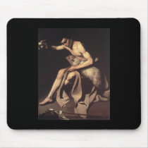 Caravaggio St John The Baptist Mousepad