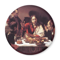 Caravaggio - Supper at Emmaus magnets by MasterpieceArt Caravaggio - Supper at Emmaus magnets