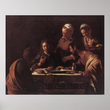 Caravaggio Supper At Emmaus Print