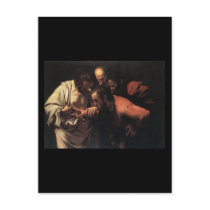 Caravaggio The Incredulity Of Saint Thomas Postcard