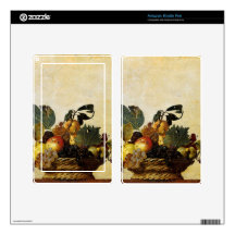Caravaggio's Basket of Fruit Decals For Kindle Fire