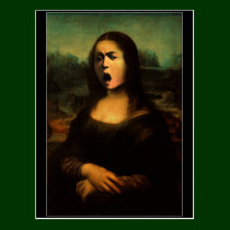 Caravaggio's Mona Lisa postcards
