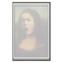 Caravaggio's Mona Lisa Stationery