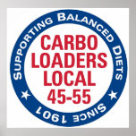 Carbo Loaders Union Poster posters