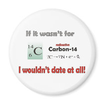 Carbon 14 Dating Refrigerator Magnets
